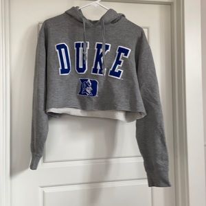 Duke cropped hoodie